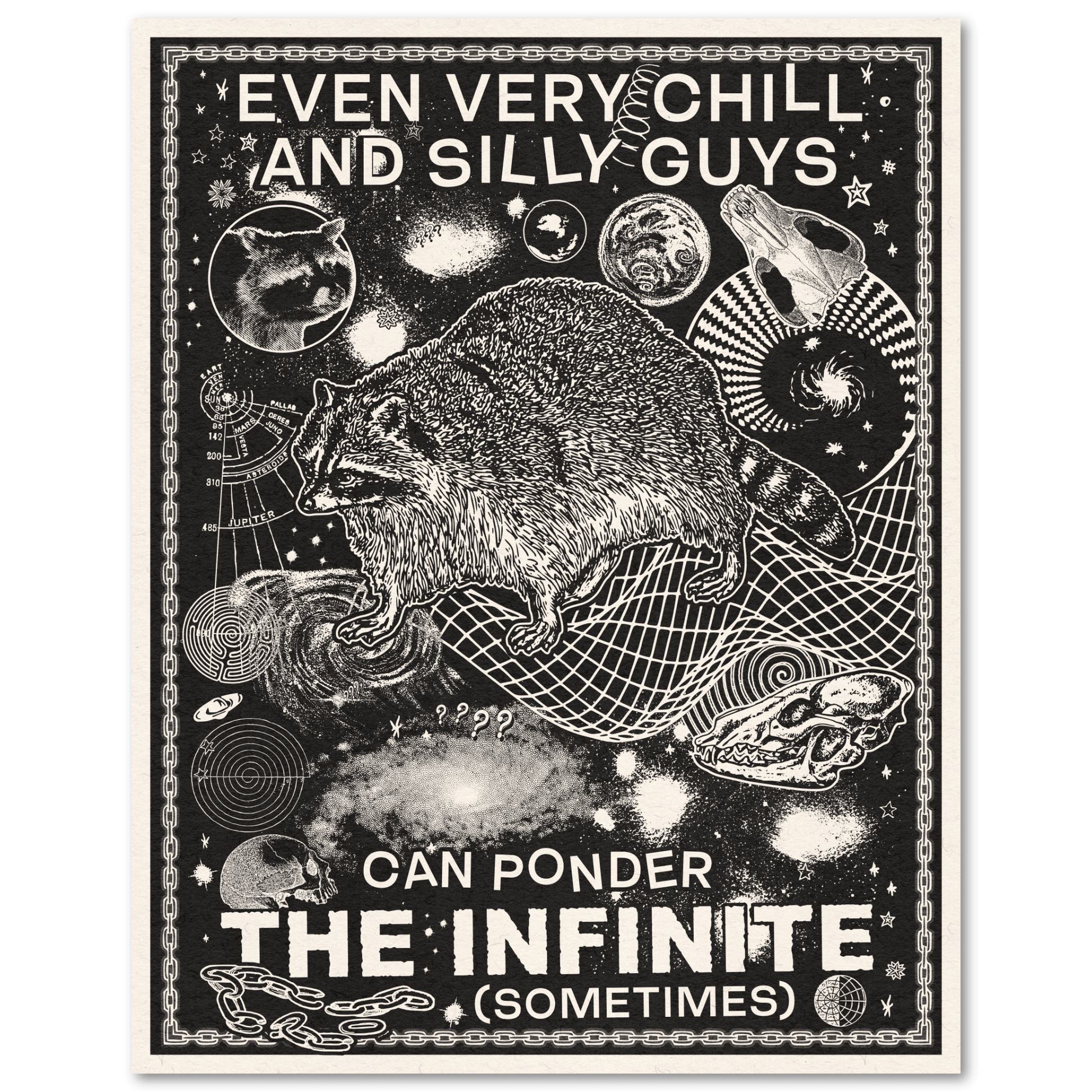 Arcane Bullshit Poster "Ponder the Infinite" 11x14 poster