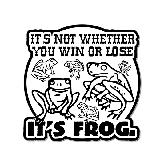 Arcane Bullshit Sticker "It's Frog" Die-cut Sticker