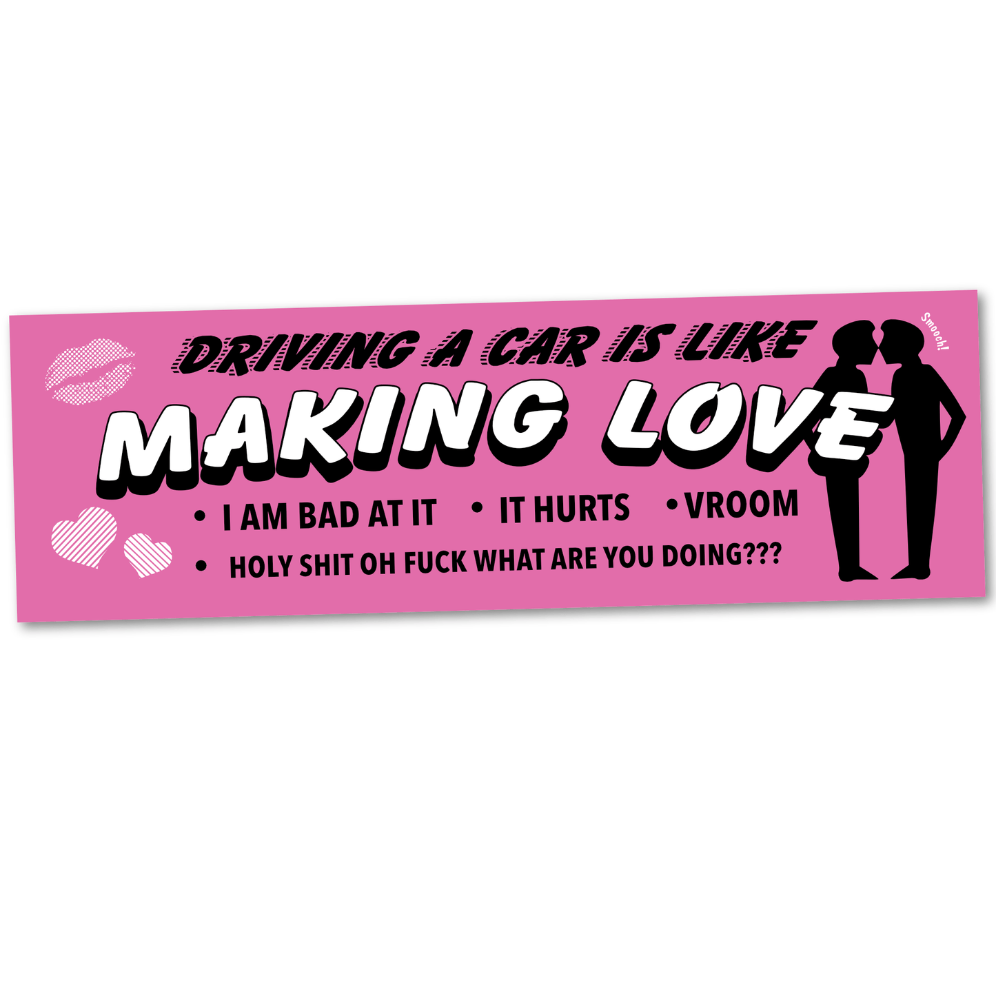 Arcane Bullshit Sticker "Making Love" bumper sticker