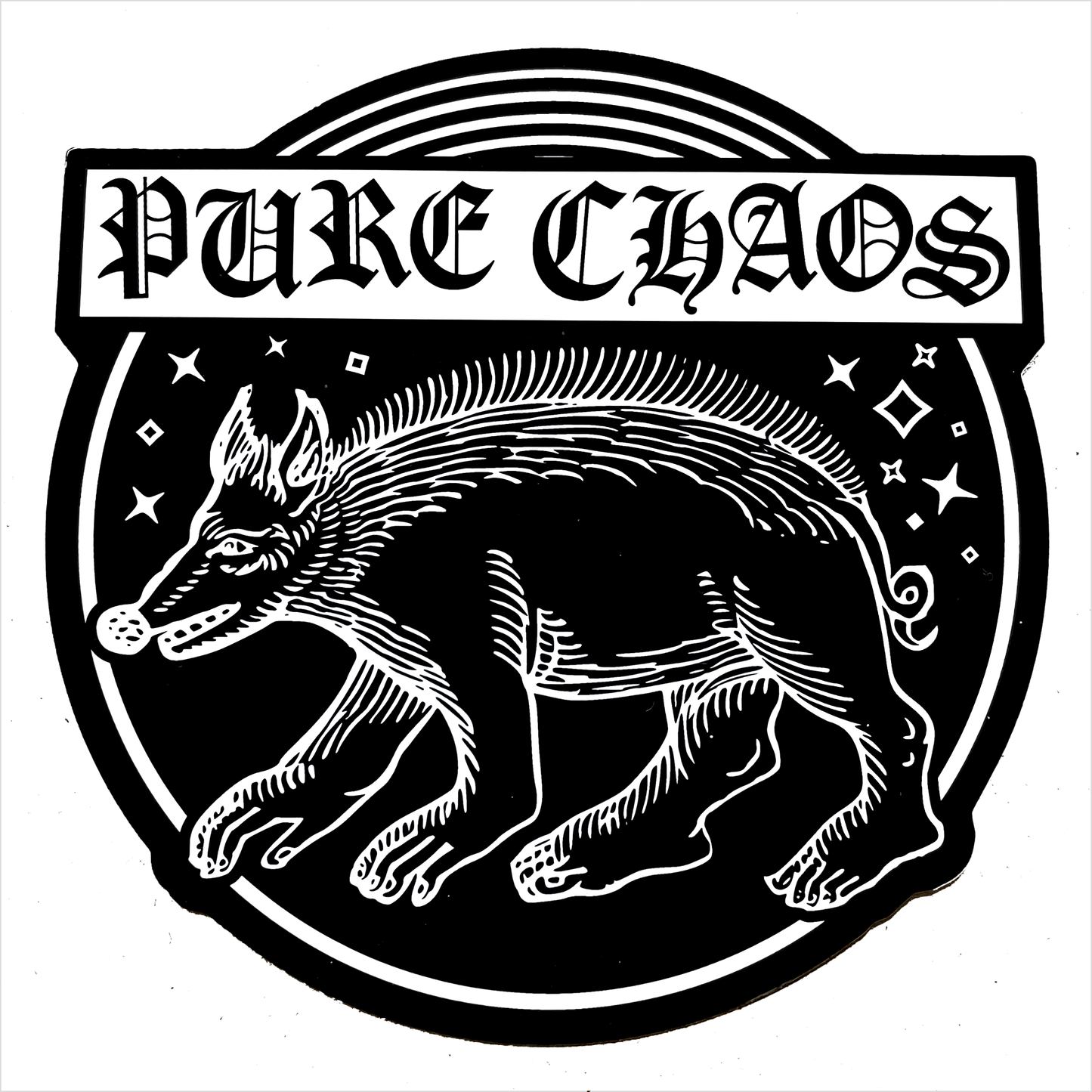 Arcane Bullshit Sticker "Pure Chaos" Vinyl Sticker