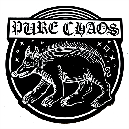 Arcane Bullshit Sticker "Pure Chaos" Vinyl Sticker