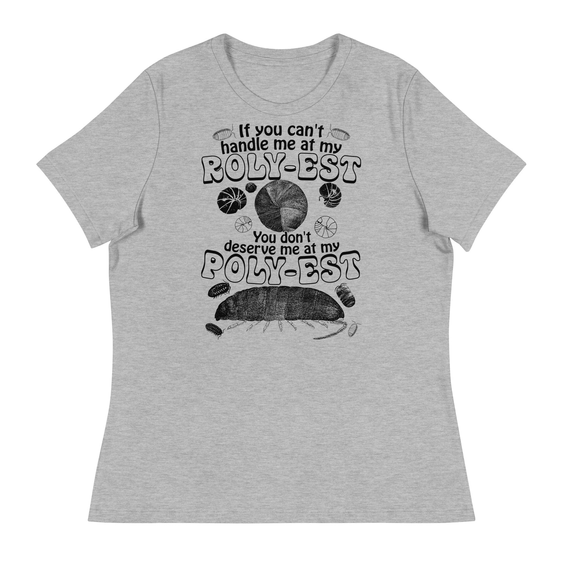 Arcane Bullshit T-shirt Athletic Heather / S "Rolypoly" Women's Relaxed T-Shirt