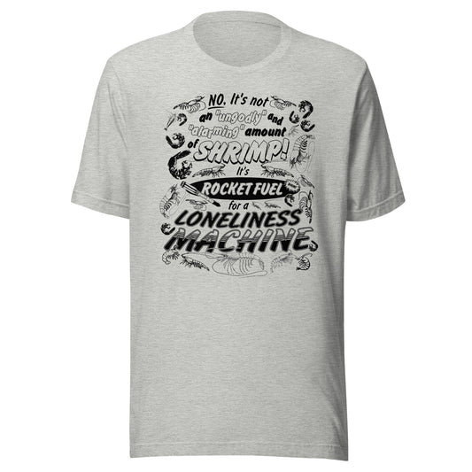 Arcane Bullshit T-shirt Athletic Heather / XS "Loneliness Machine" Unisex t-shirt