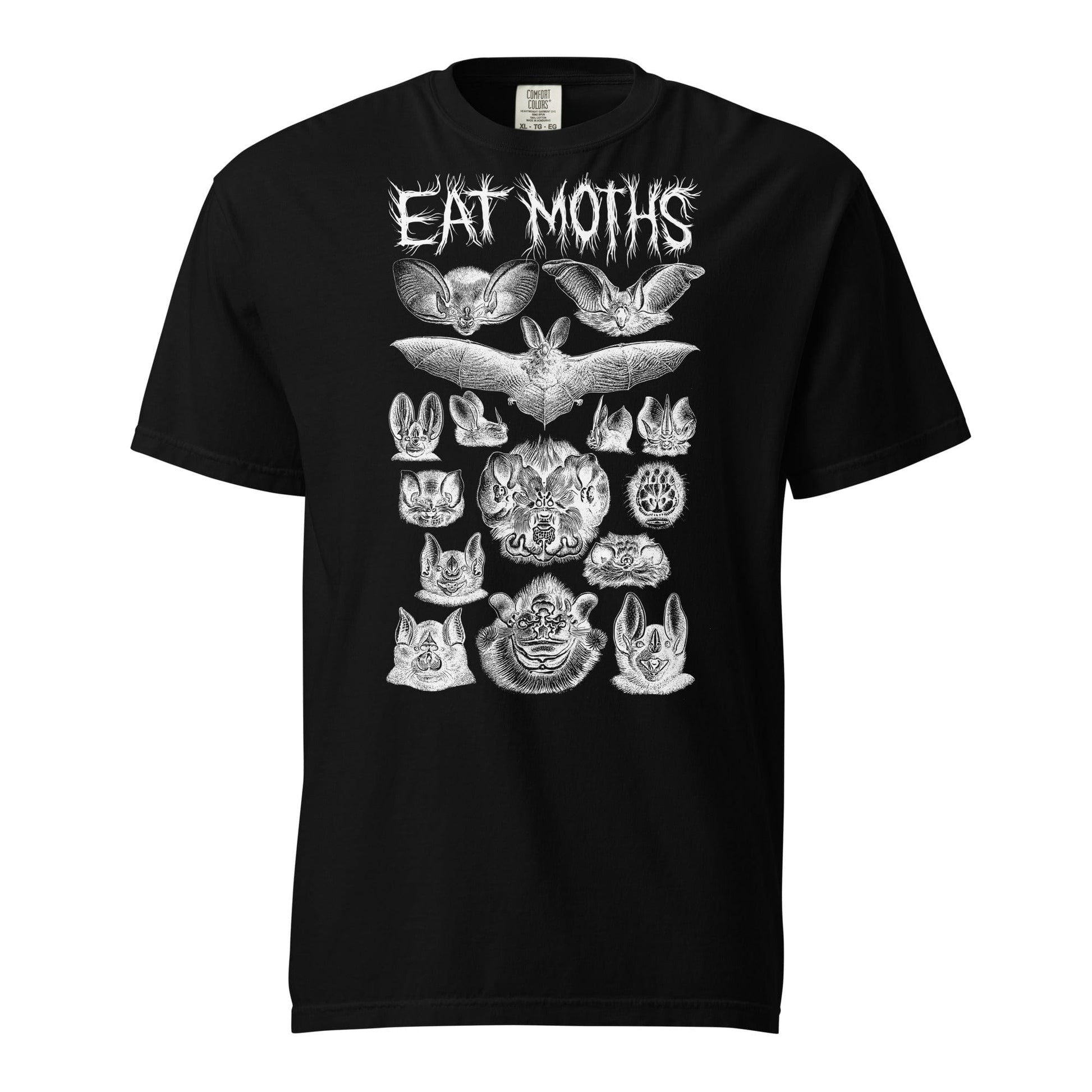 Arcane Bullshit T-shirt Black / S "Eat Moths" Unisex garment-dyed heavyweight t-shirt