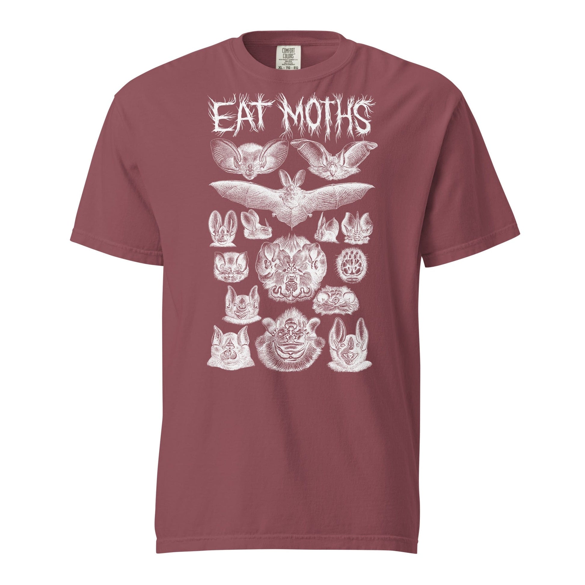 Arcane Bullshit T-shirt Brick / S "Eat Moths" Unisex garment-dyed heavyweight t-shirt