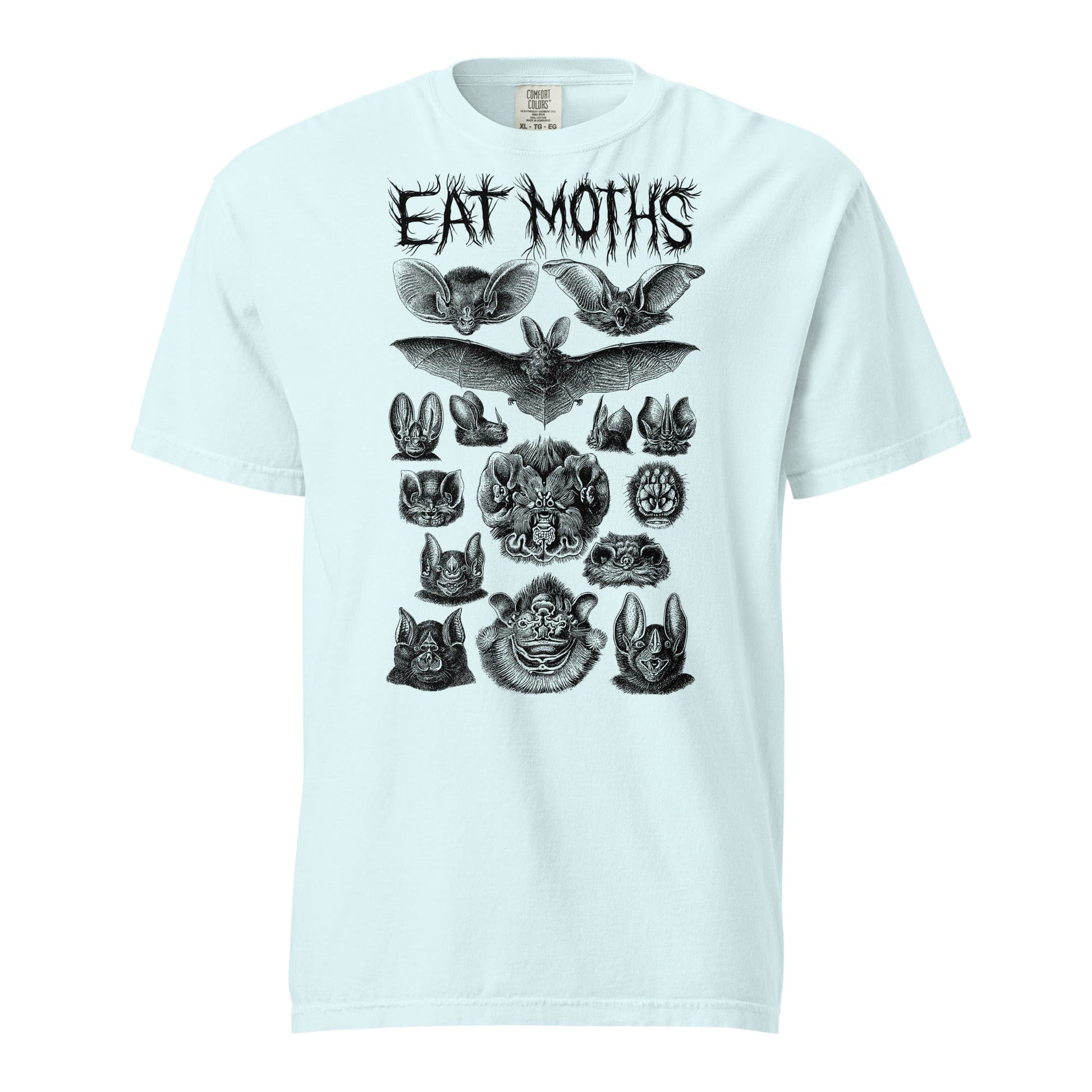 Arcane Bullshit T-shirt Chambray / S "Eat Moths" Unisex garment-dyed heavyweight t-shirt