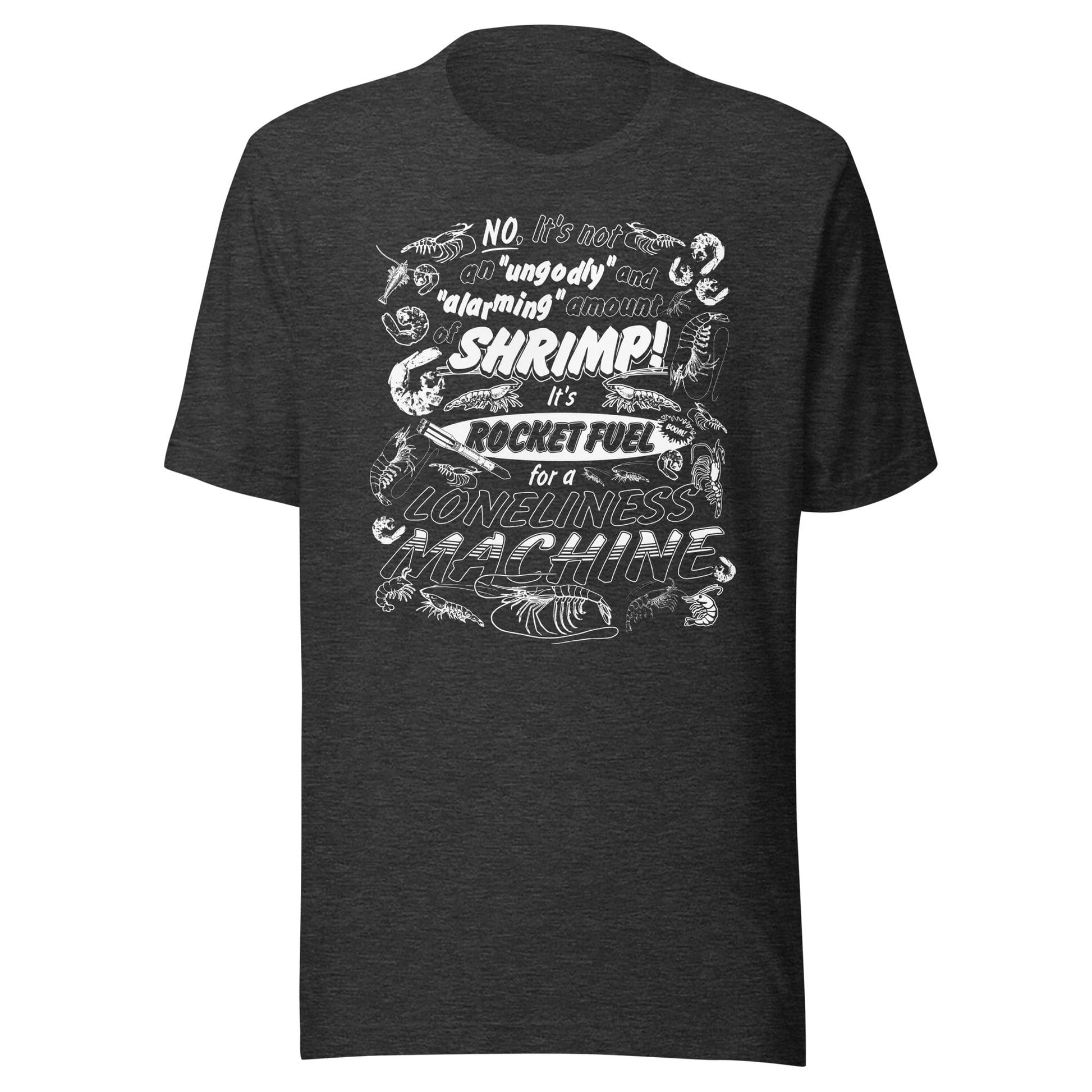 Arcane Bullshit T-shirt Dark Grey Heather / XS "Loneliness Machine" Unisex t-shirt