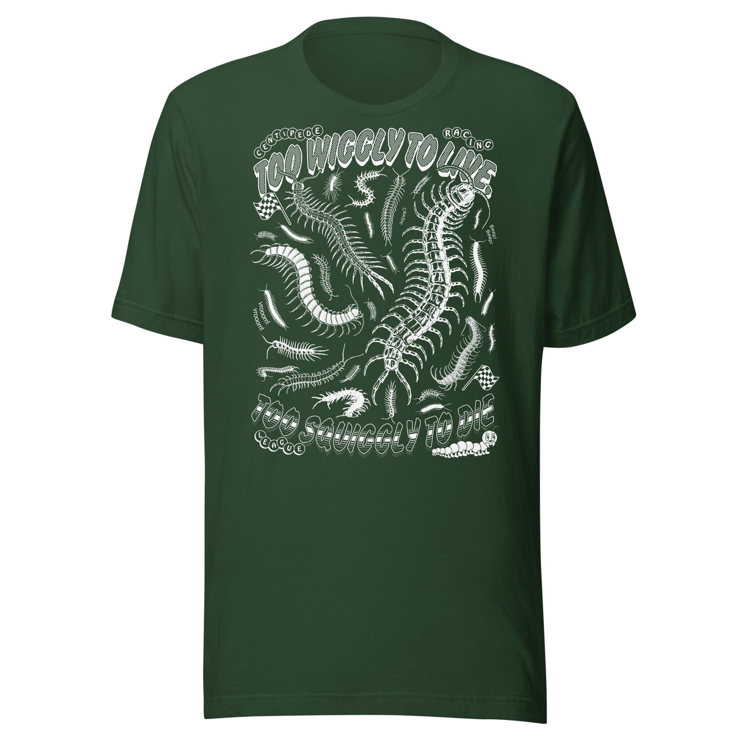 Arcane Bullshit T-shirt Forest / S "Too Wiggly to Live, Too Squiggly to Die" Unisex t-shirt