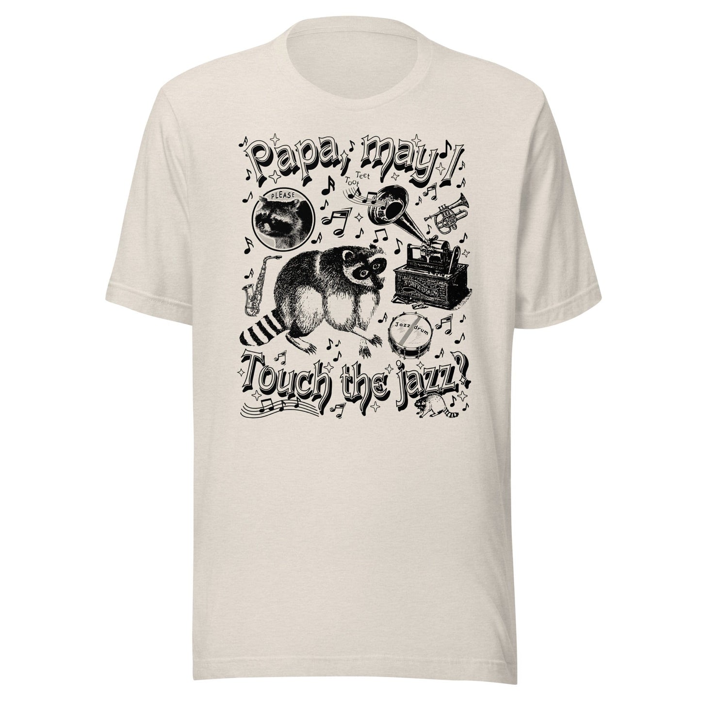 Arcane Bullshit T-shirt Heather Dust / S "Touch The Jazz" Unisex t-shirt