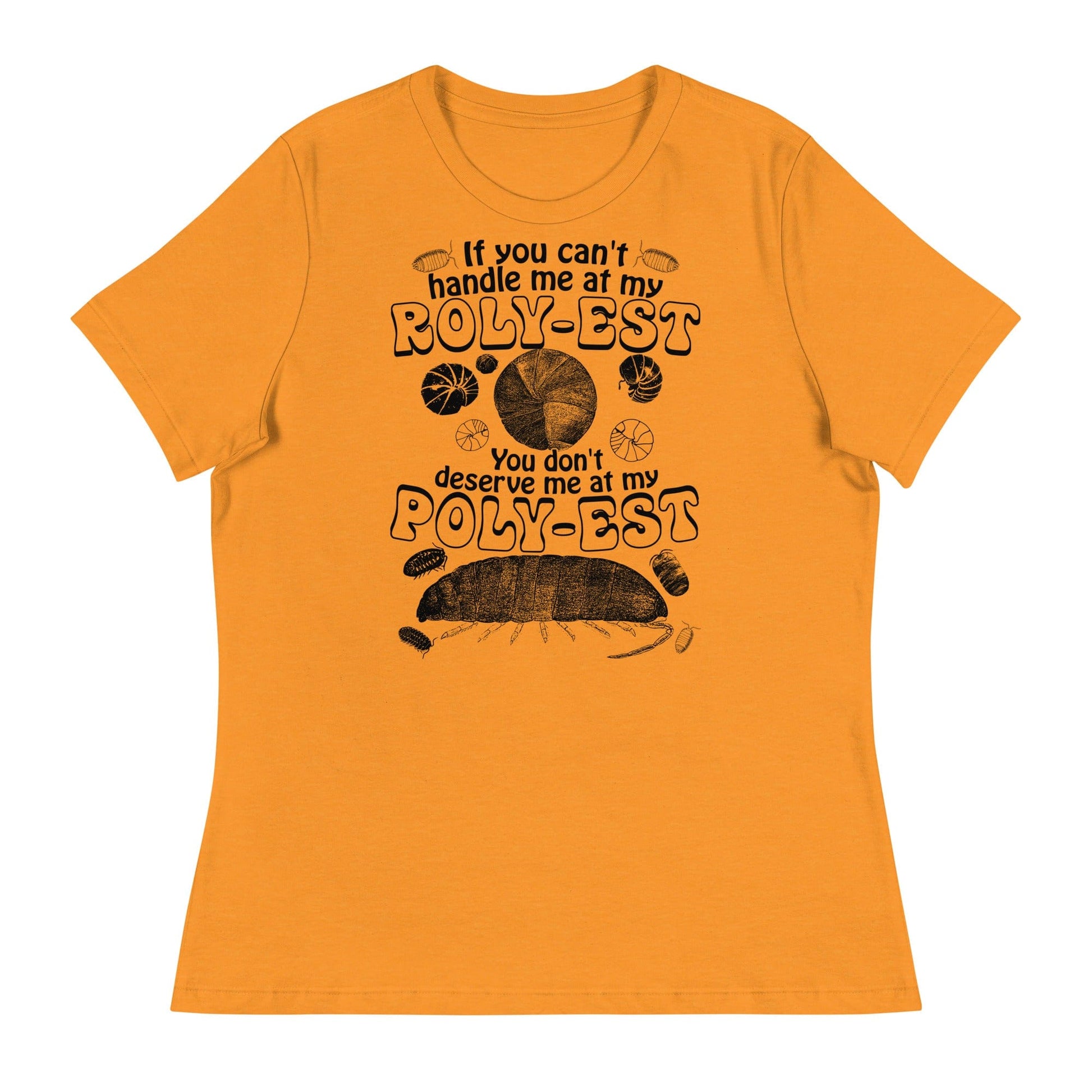 Arcane Bullshit T-shirt Heather Marmalade / S "Rolypoly" Women's Relaxed T-Shirt