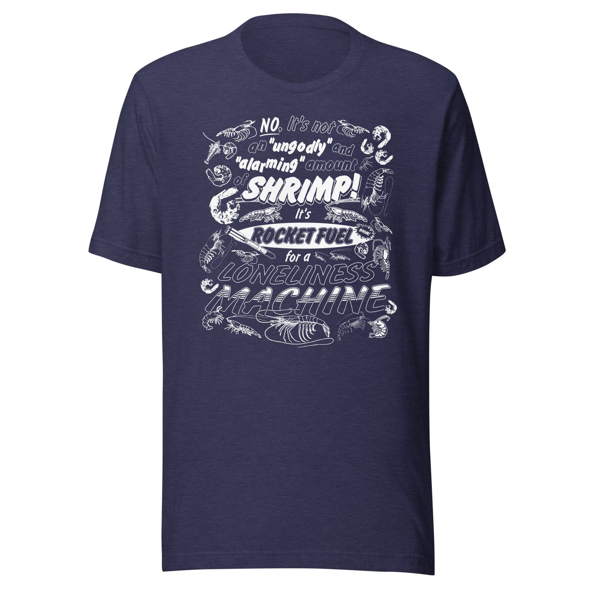 Arcane Bullshit T-shirt Heather Midnight Navy / XS "Loneliness Machine" Unisex t-shirt