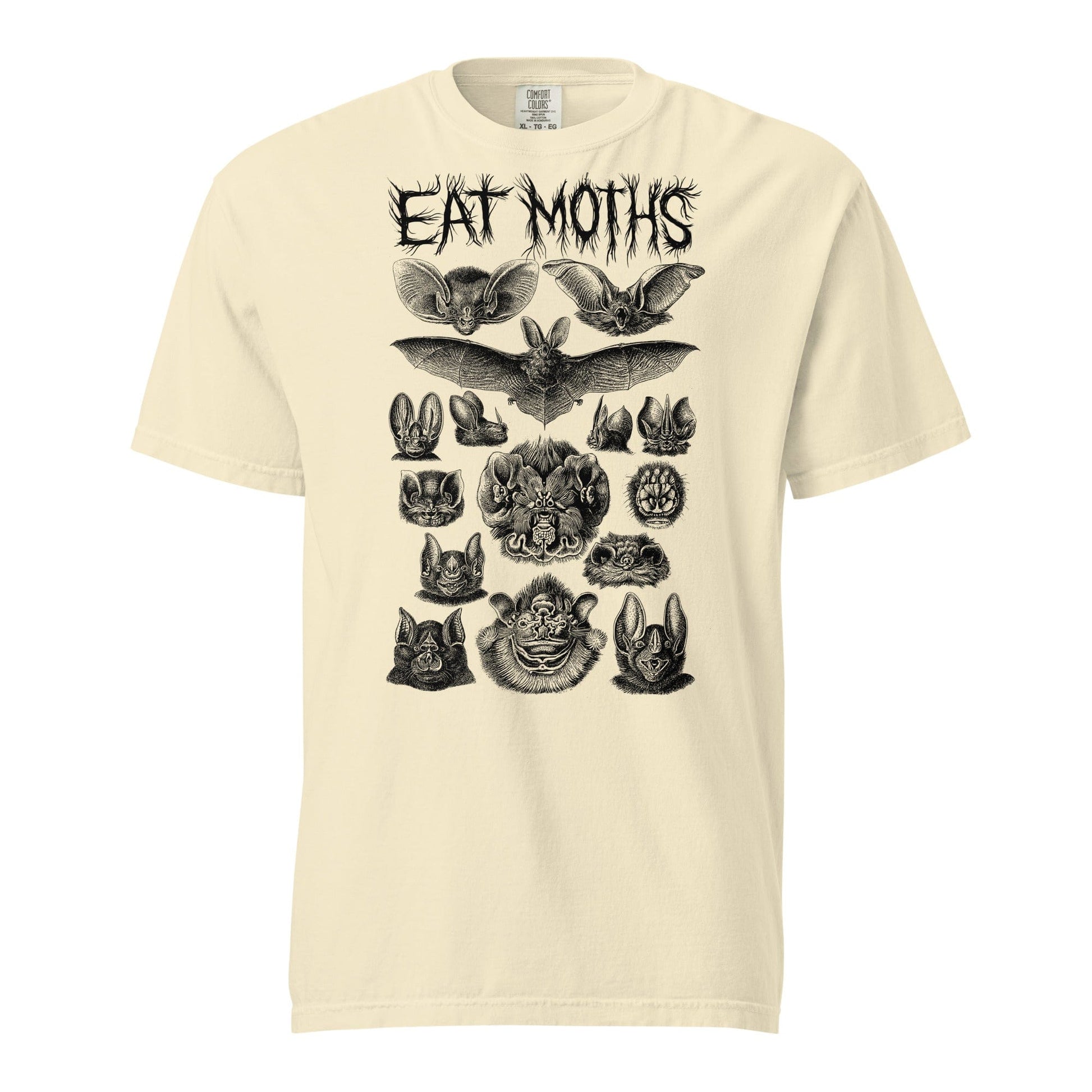 Arcane Bullshit T-shirt Ivory / S "Eat Moths" Unisex garment-dyed heavyweight t-shirt