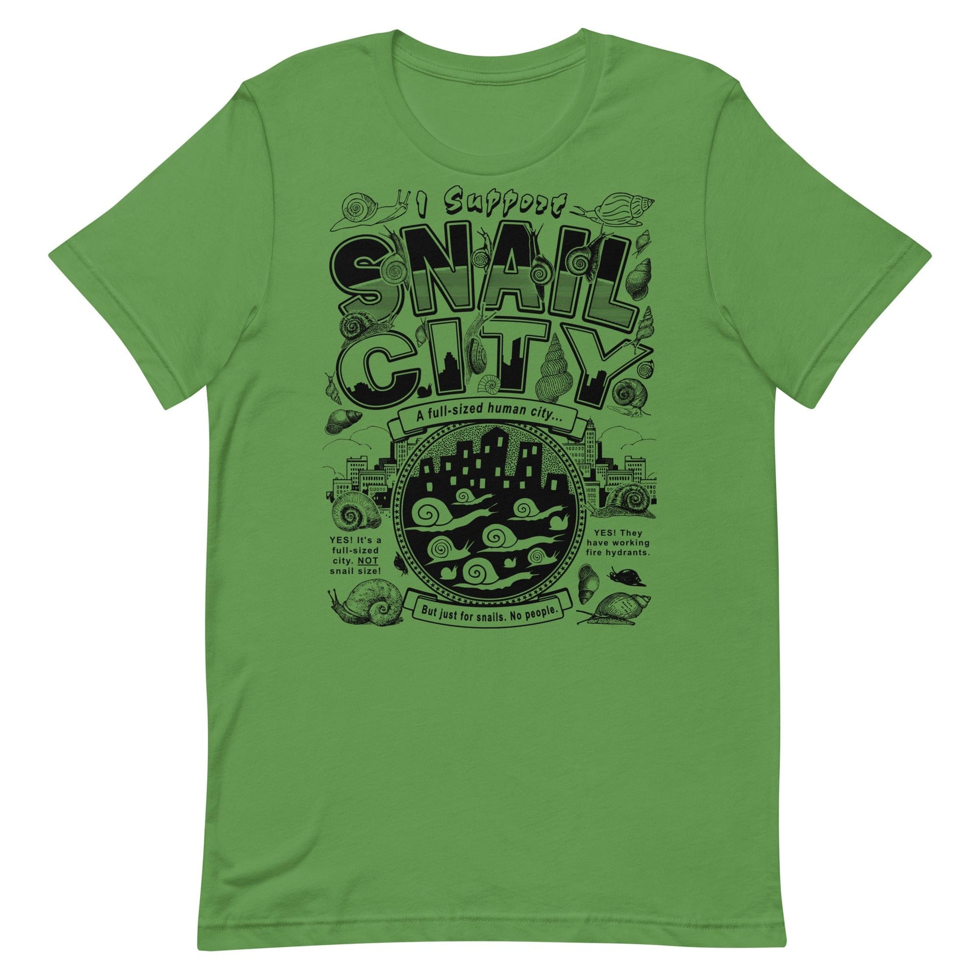 Arcane Bullshit T-shirt Leaf / S "Snail City" Unisex t-shirt