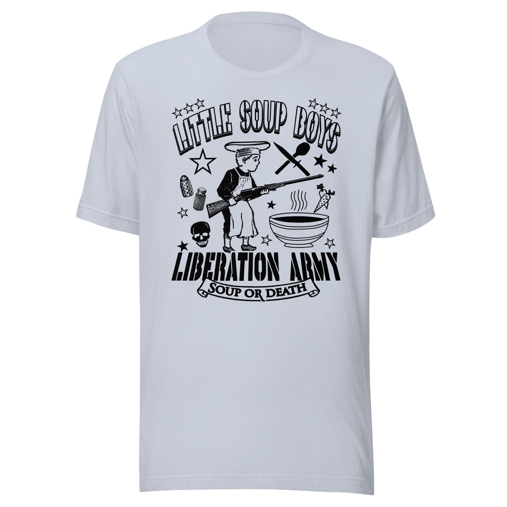 Arcane Bullshit T-shirt Light Blue / XS "Little Soup Boys Liberation Army" Unisex t-shirt