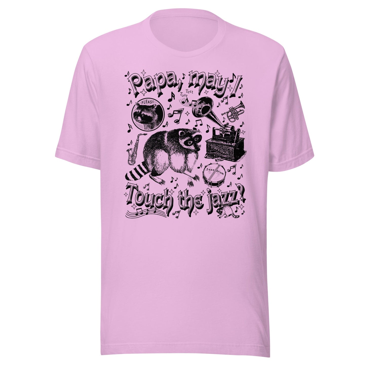 Arcane Bullshit T-shirt Lilac / S "Touch The Jazz" Unisex t-shirt