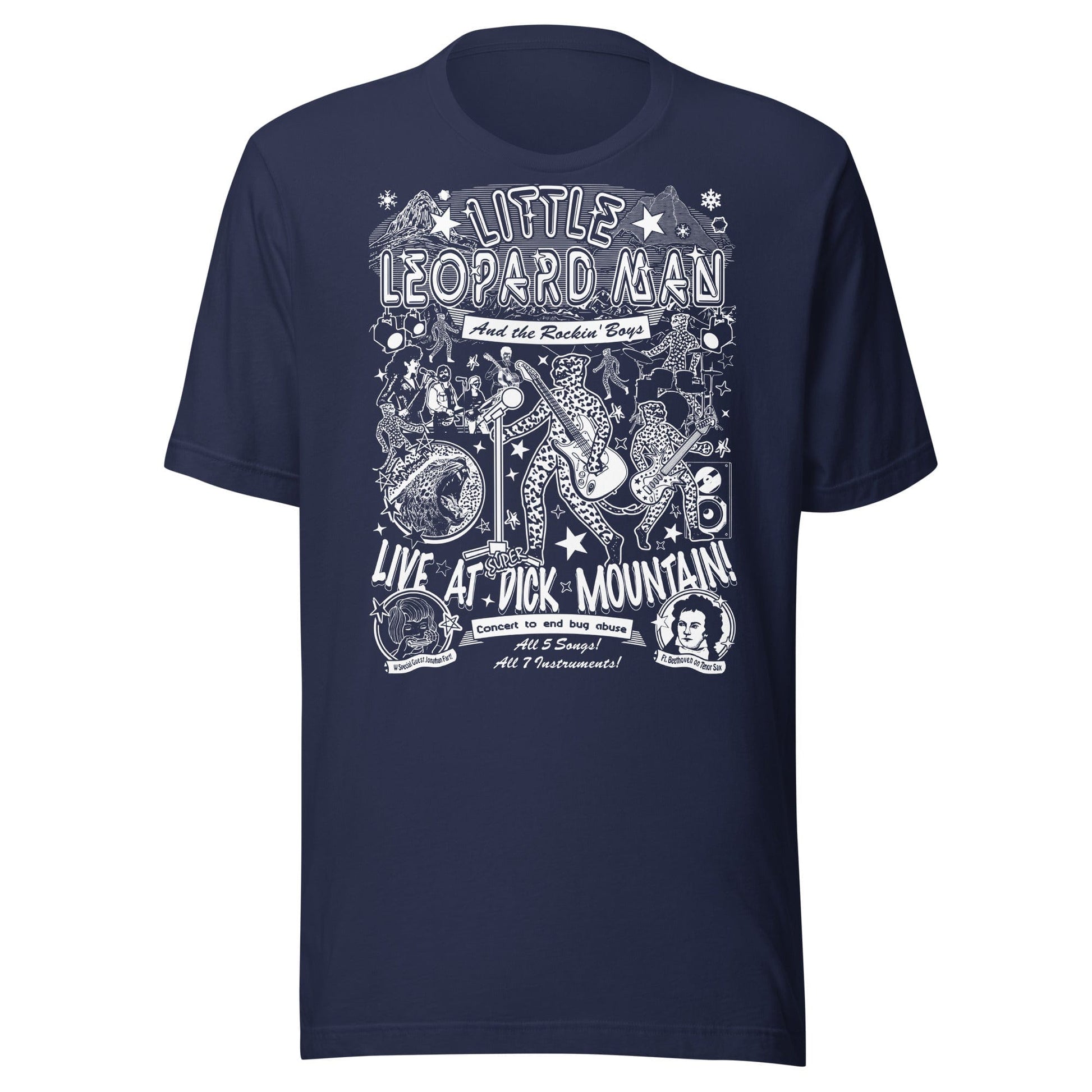 Arcane Bullshit T-shirt Navy / XS "Little Leopard Man" Unisex t-shirt