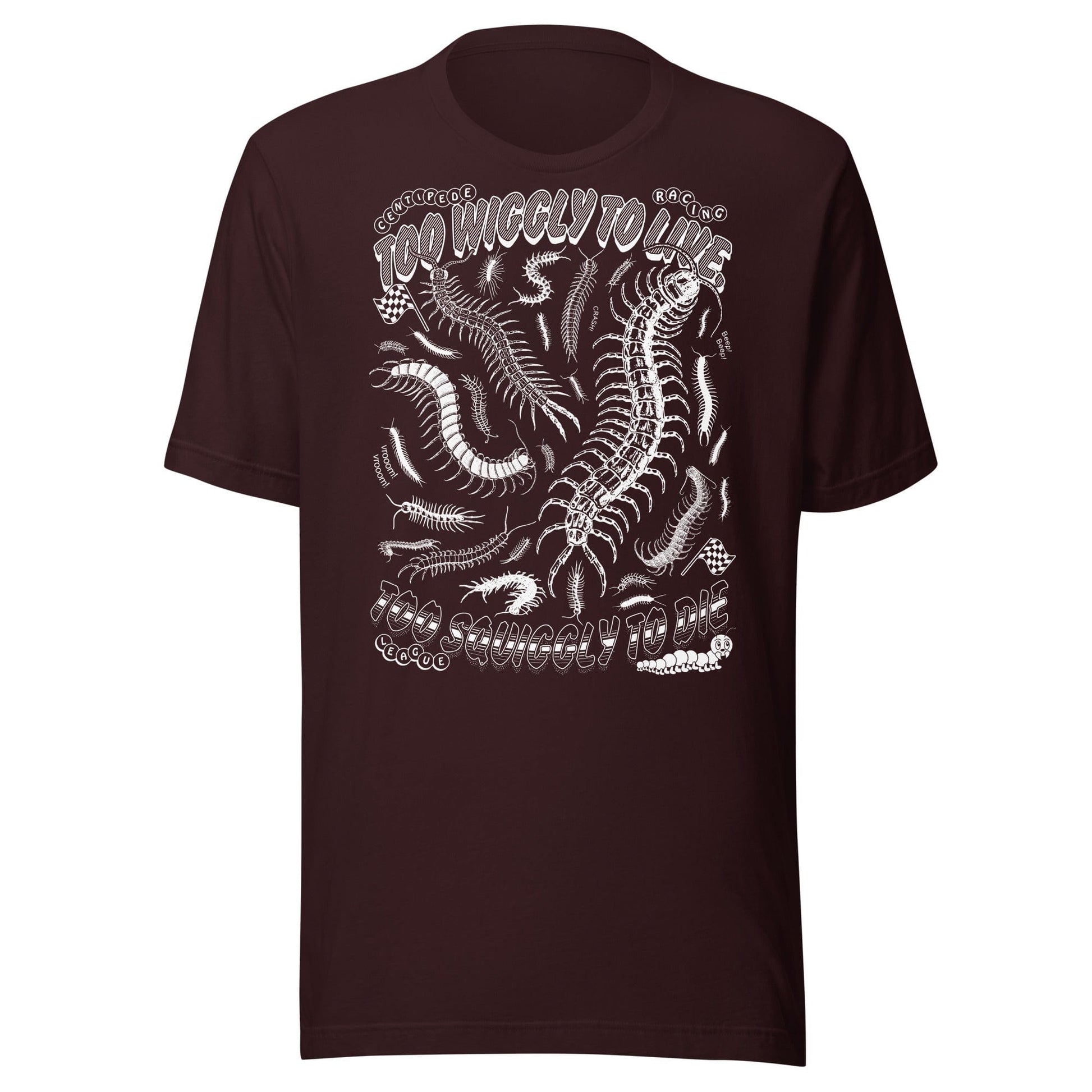 Arcane Bullshit T-shirt Oxblood Black / S "Too Wiggly to Live, Too Squiggly to Die" Unisex t-shirt