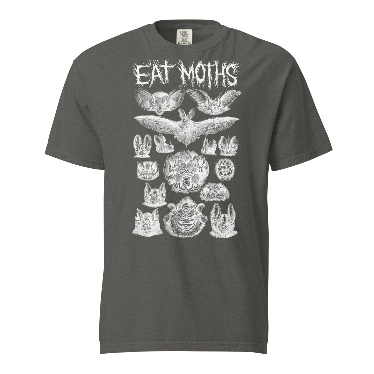 Arcane Bullshit T-shirt Pepper / S "Eat Moths" Unisex garment-dyed heavyweight t-shirt