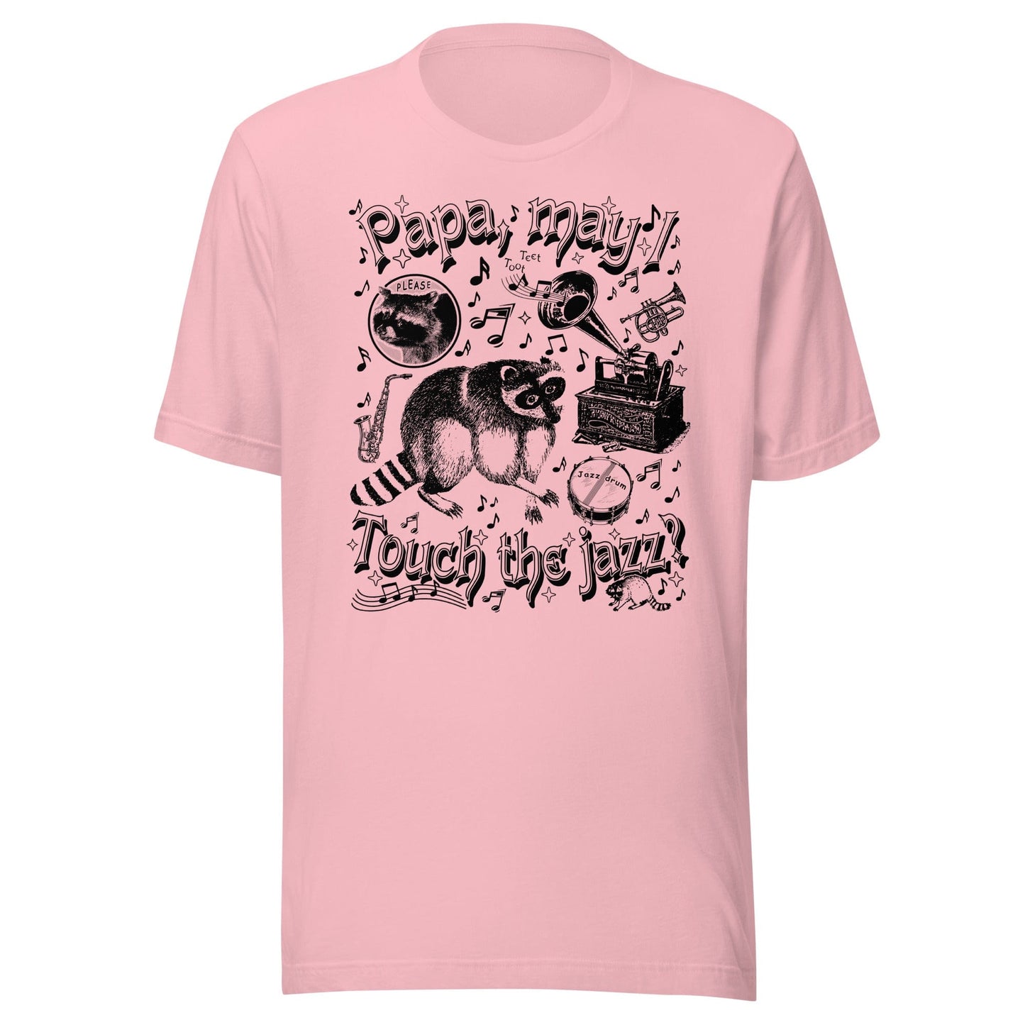 Arcane Bullshit T-shirt Pink / S "Touch The Jazz" Unisex t-shirt