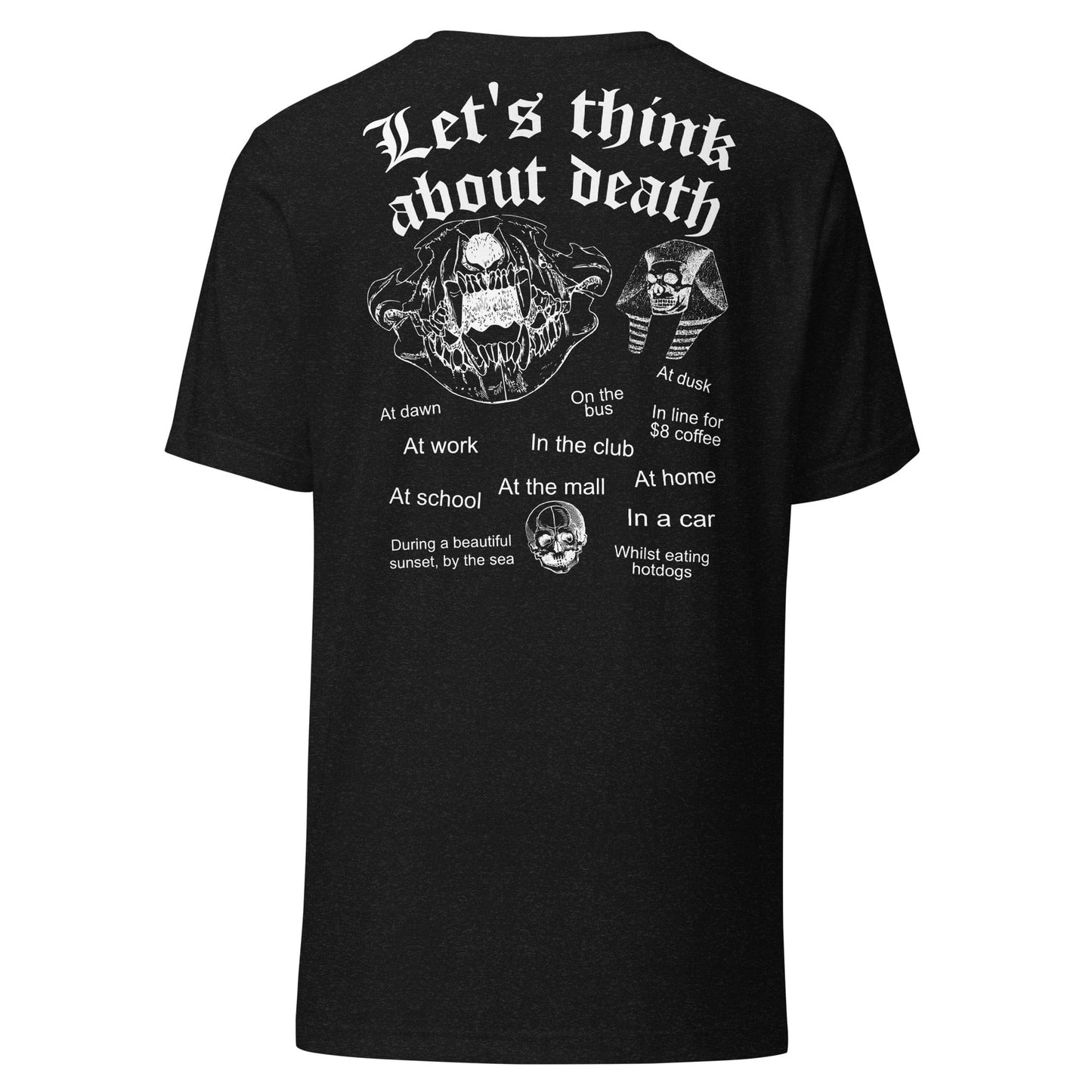 Arcane Bullshit T-shirt "Skulls" Deluxe Unisex Double-Sided t-shirt