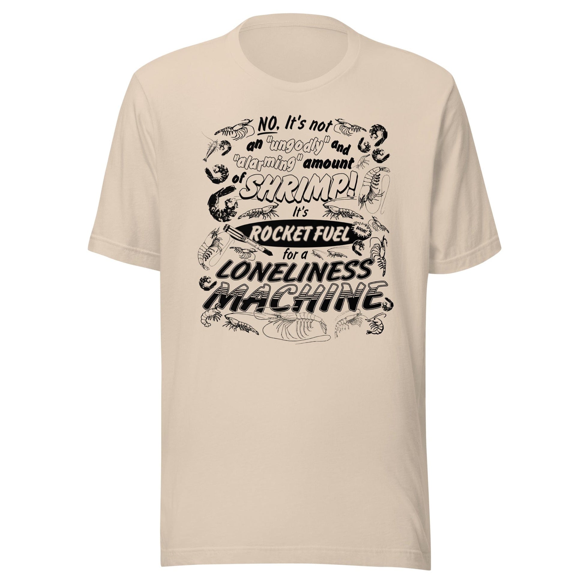 Arcane Bullshit T-shirt Soft Cream / XS "Loneliness Machine" Unisex t-shirt