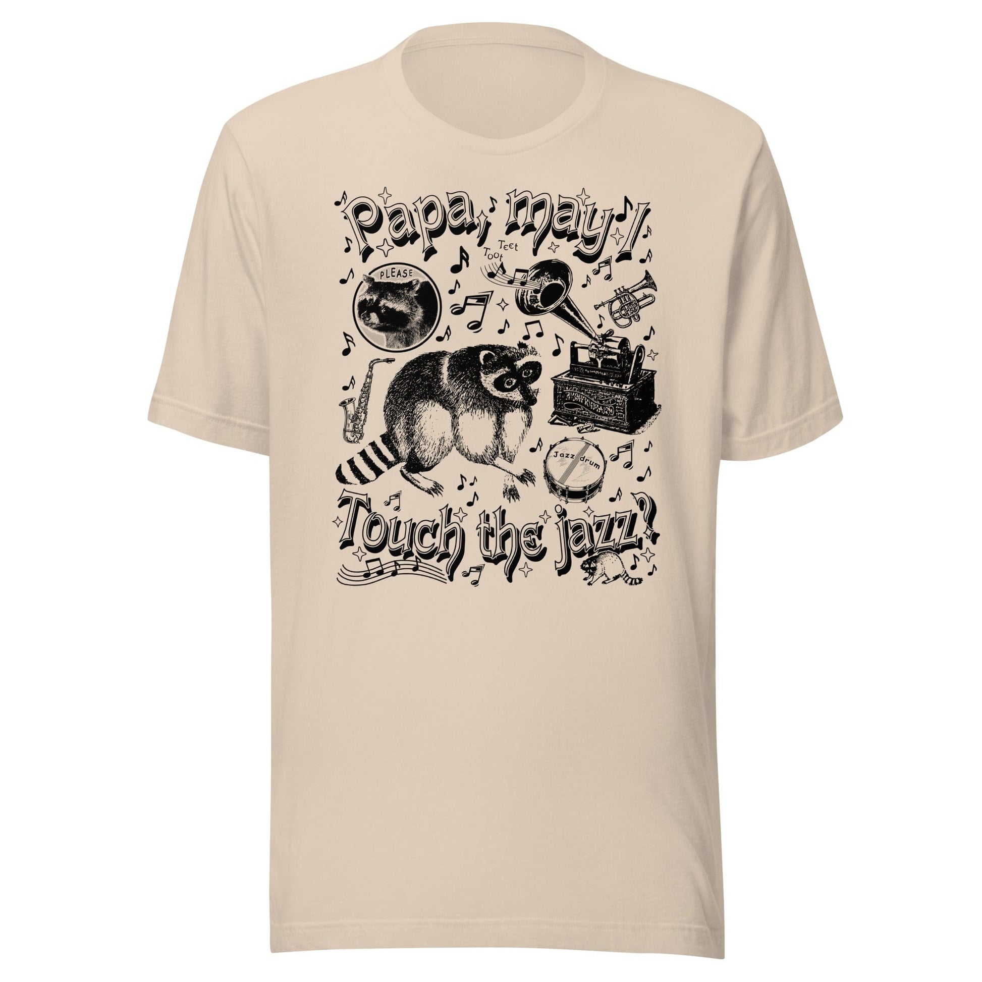 Arcane Bullshit T-shirt Soft Cream / XS "Touch The Jazz" Unisex t-shirt