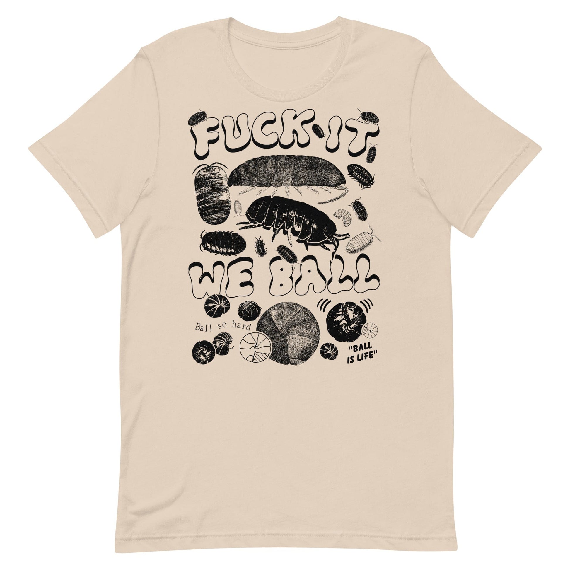 Arcane Bullshit T-shirt Soft Cream / XS "We Ball Series: Isopod" Unisex t-shirt