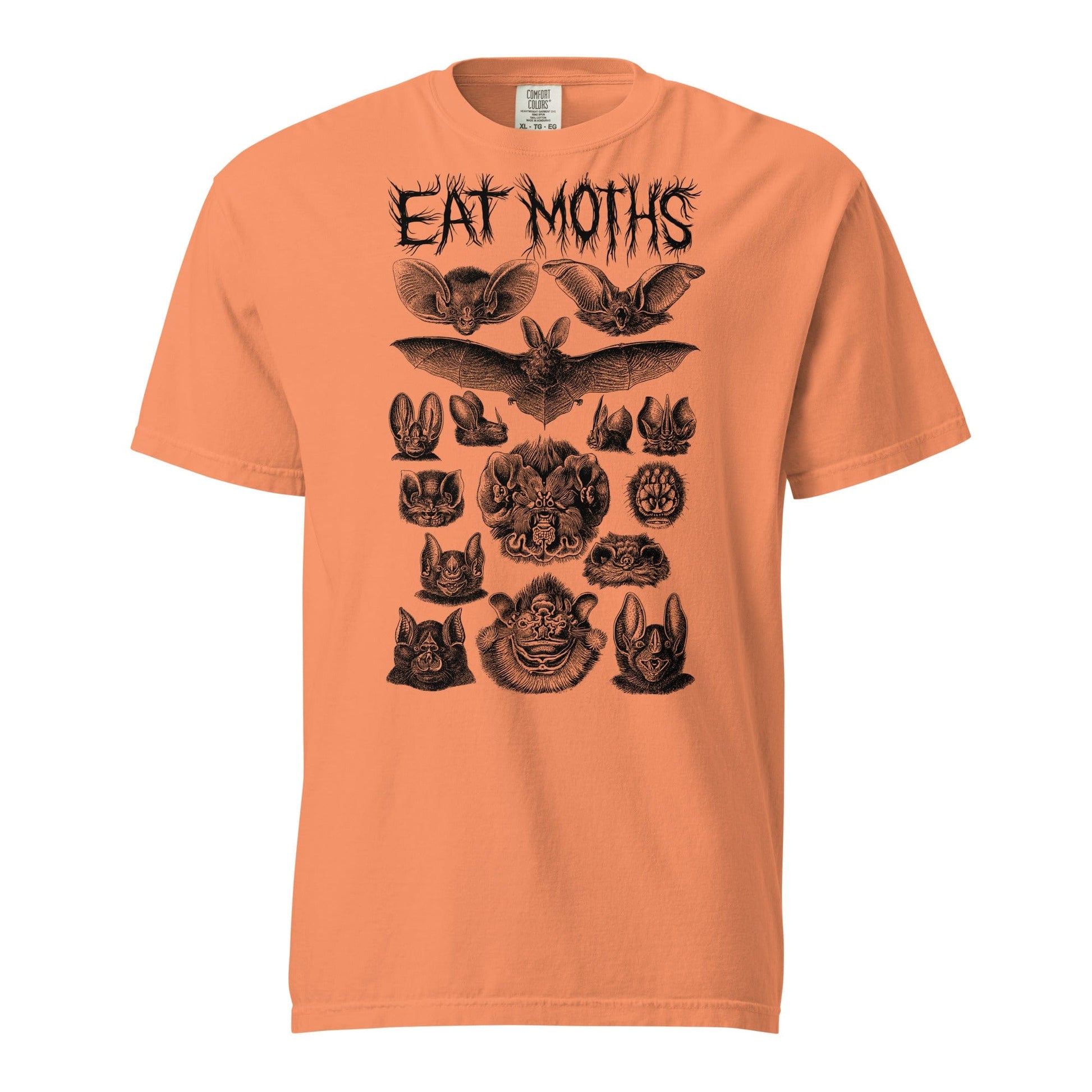 Arcane Bullshit T-shirt Terracotta / S "Eat Moths" Unisex garment-dyed heavyweight t-shirt