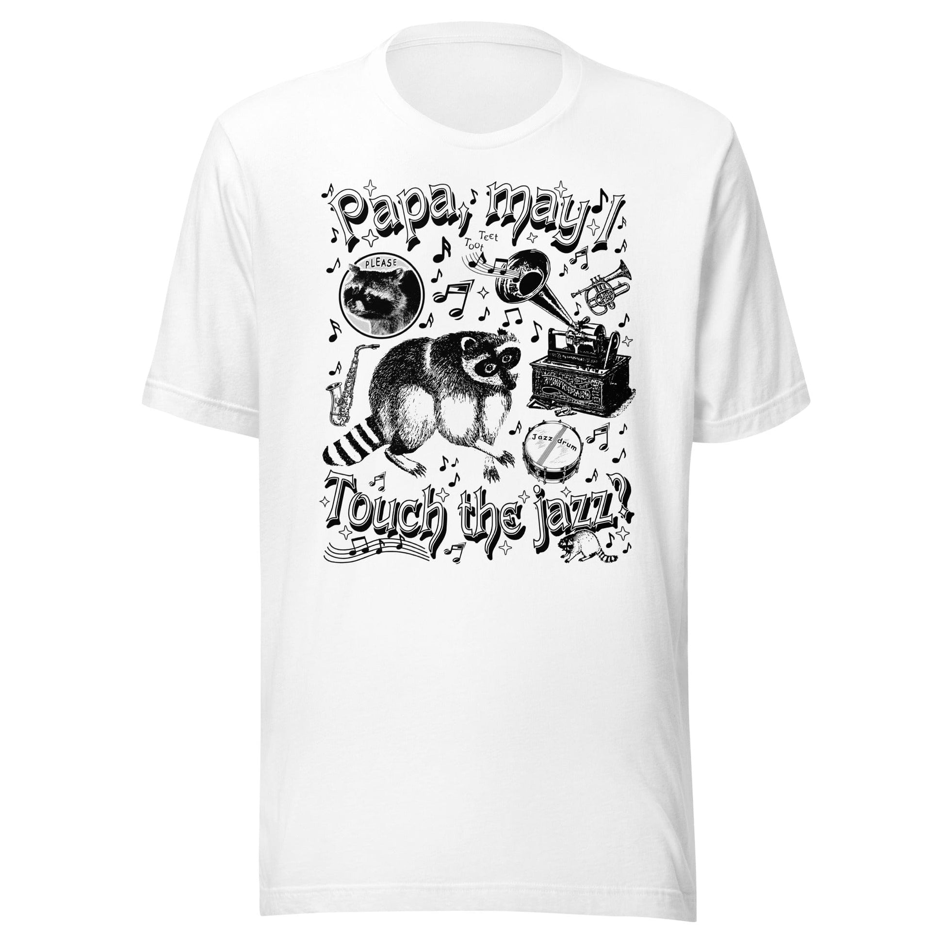 Arcane Bullshit T-shirt White / XS "Touch The Jazz" Unisex t-shirt