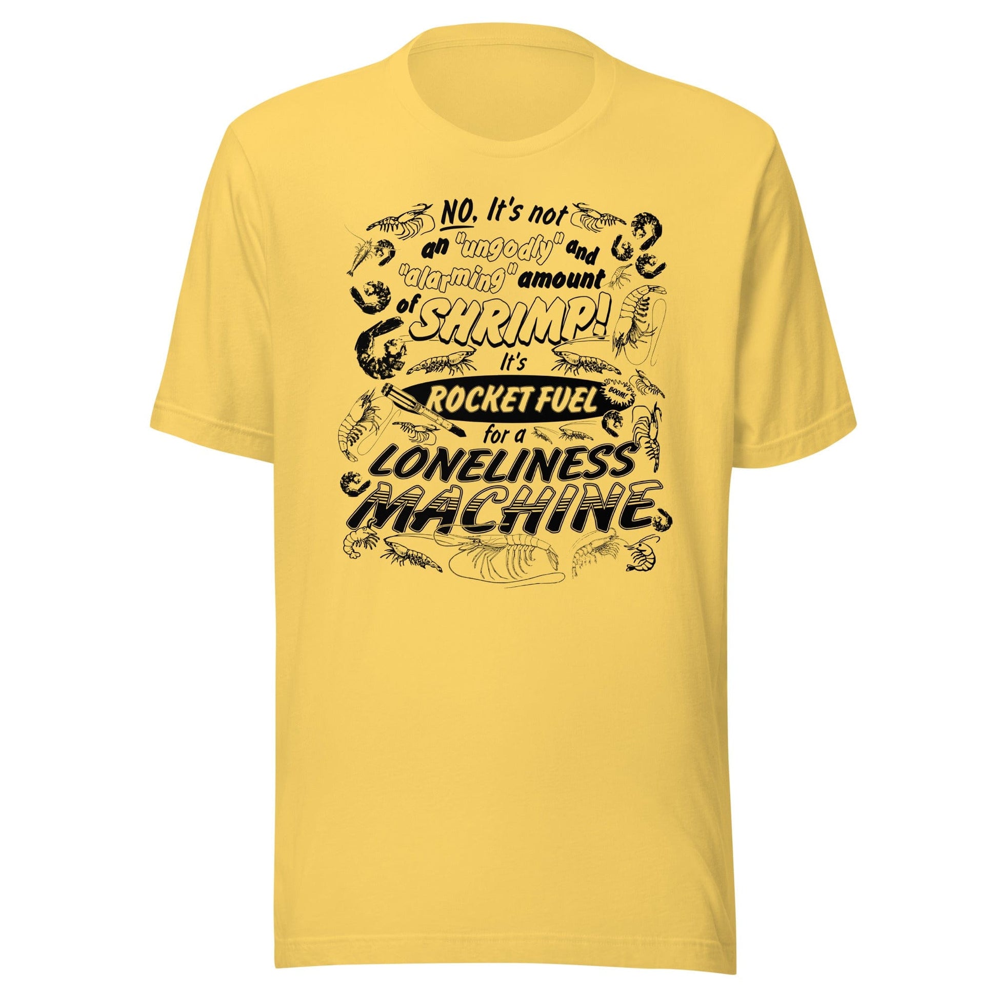 Arcane Bullshit T-shirt Yellow / S "Loneliness Machine" Unisex t-shirt