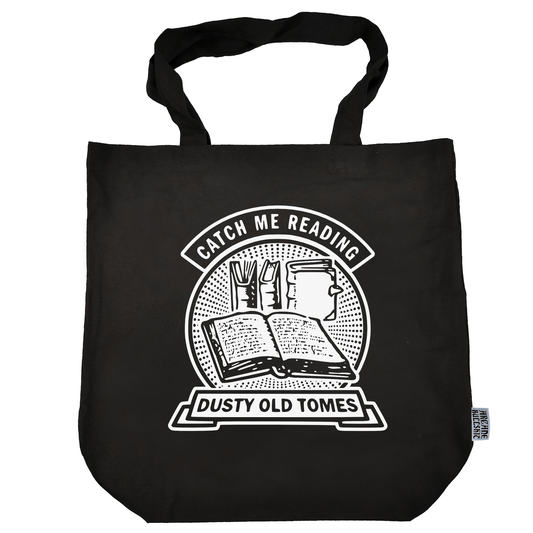 Arcane Bullshit Tote "Dusty Old Tomes" Jumbo Tote Bag