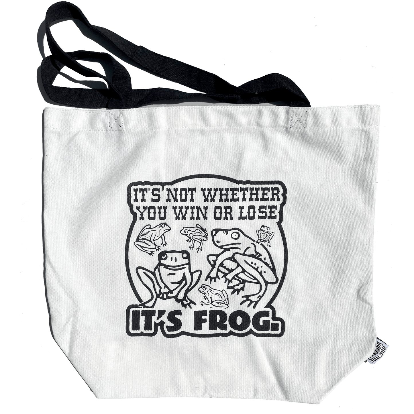 Arcane Bullshit Tote "It's Frog" Jumbo Tote Bag