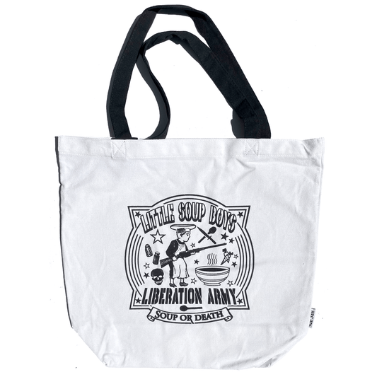 Arcane Bullshit Tote "Little Soup Boys Liberation Army" Jumbo Tote Bag