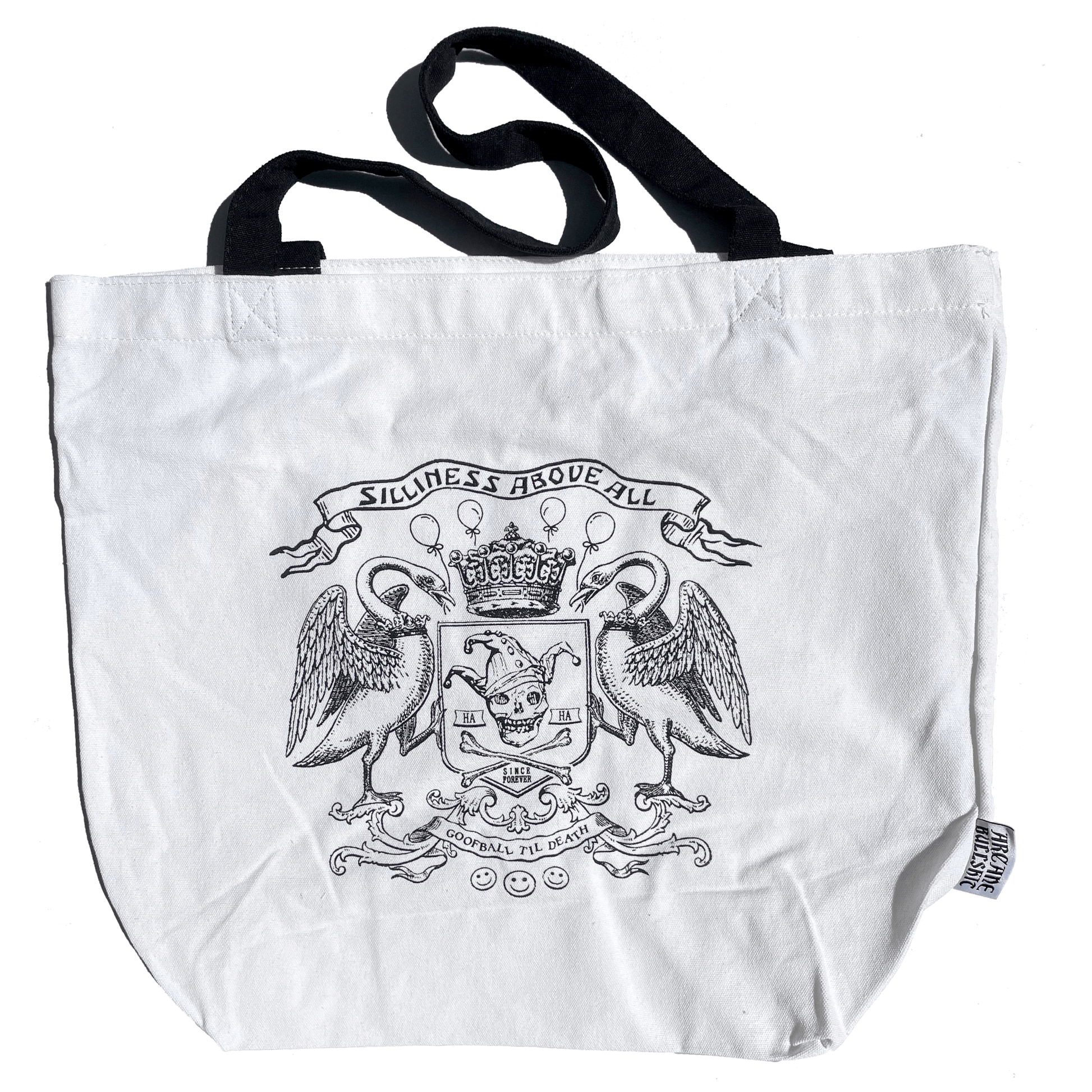 Arcane Bullshit Tote "Silliness Above All" Jumbo Tote Bag