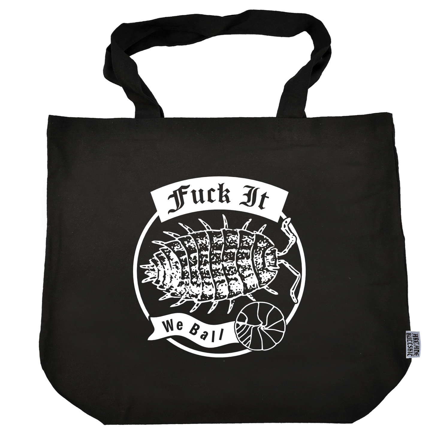 Arcane Bullshit Tote "We Ball" jumbo tote bag