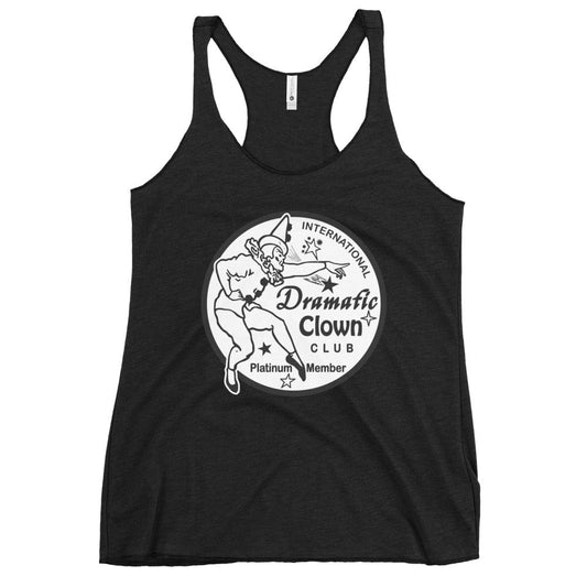 Arcane Bullshit Vintage Black / XS "Dramatic Clown Club" Women's Racerback Tank