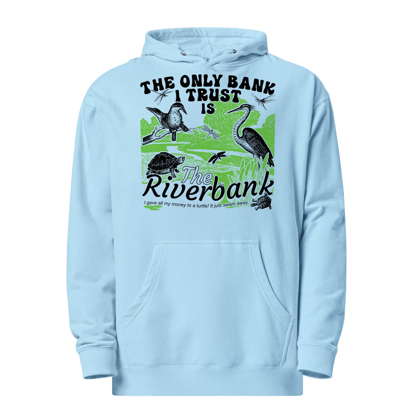 "The Riverbank" Unisex midweight hoodie