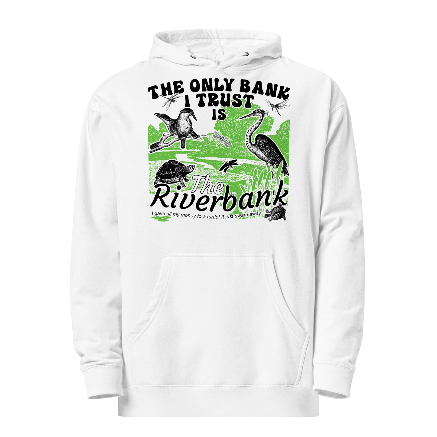 "The Riverbank" Unisex midweight hoodie