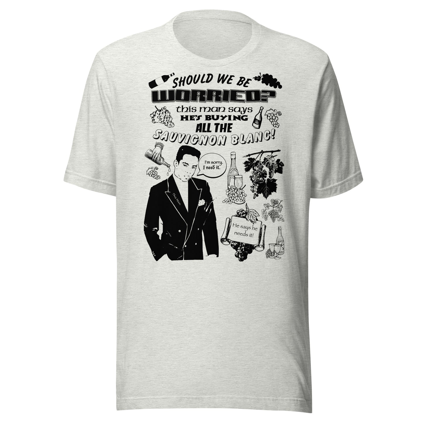 "Sauvignon Man" Unisex t-shirt