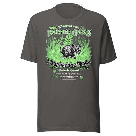 T-shirt unisexe "Toucher l'herbe"