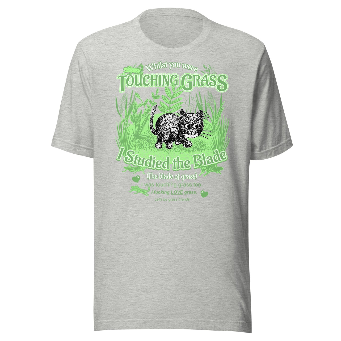 "Touch Grass" Unisex t-shirt