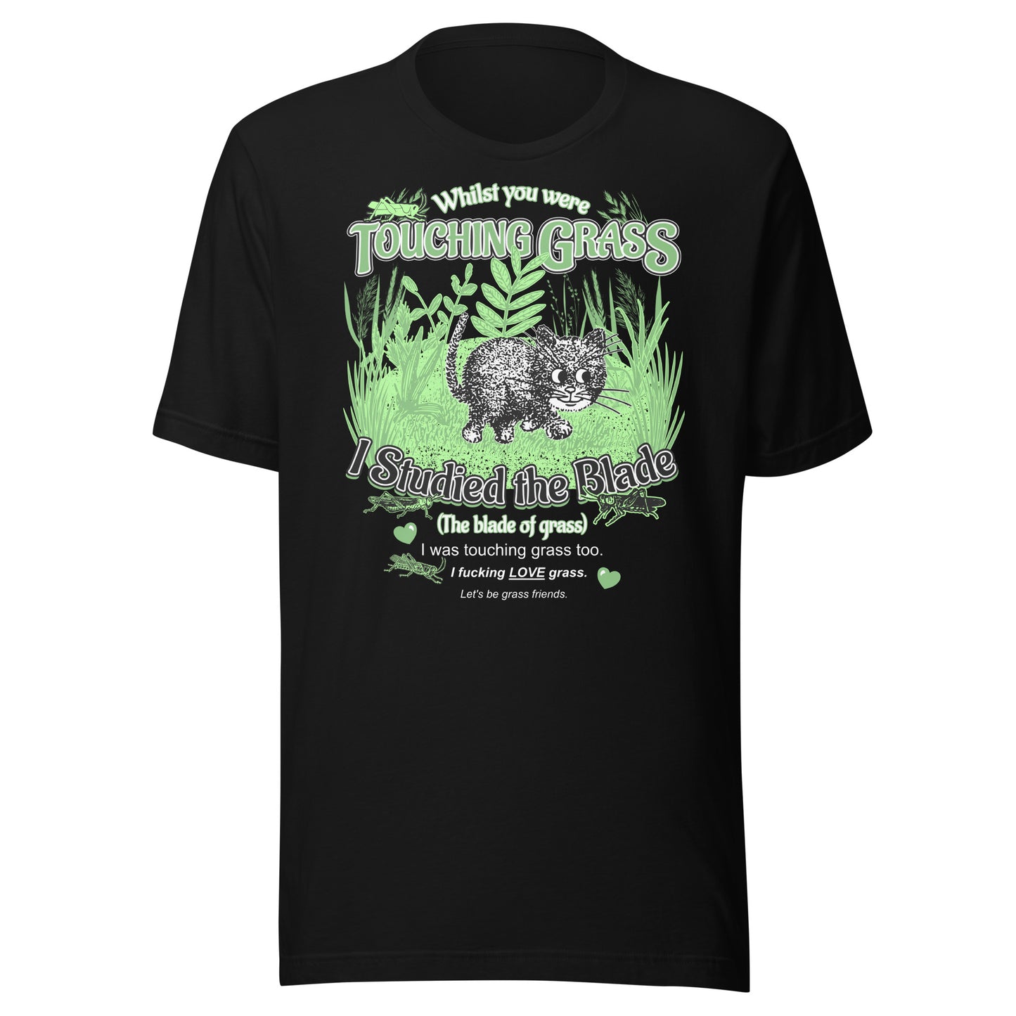 T-shirt unisexe "Toucher l'herbe"