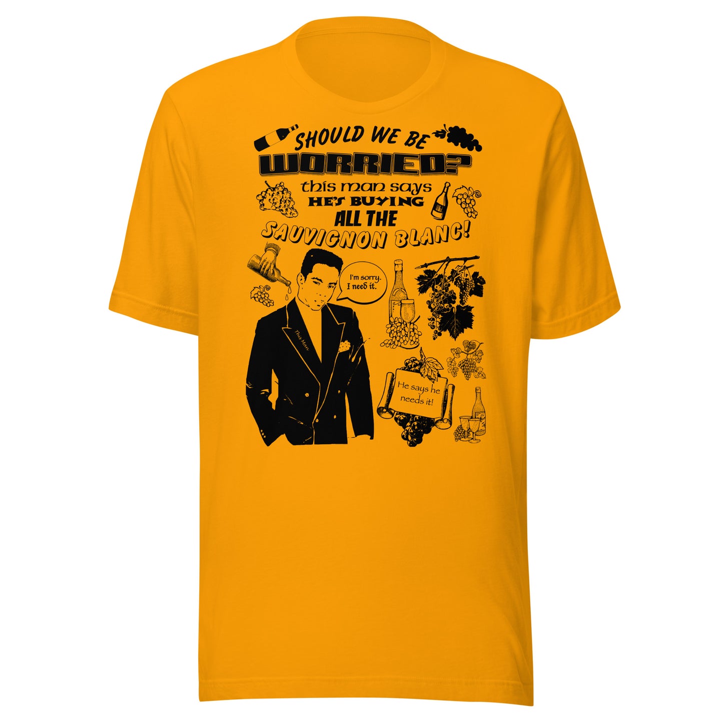 "Sauvignon Man" Unisex t-shirt
