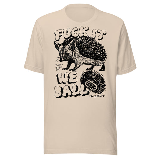 "We Ball Series: Hedgehog" Unisex t-shirt