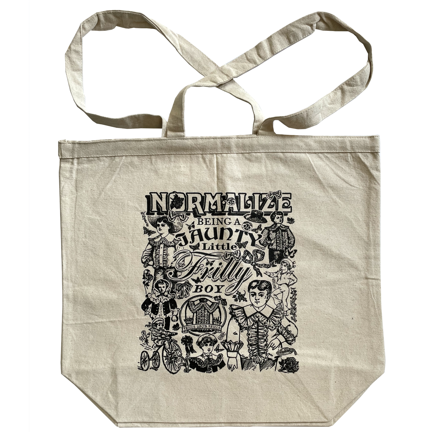 "Frilly Boy" tote bag
