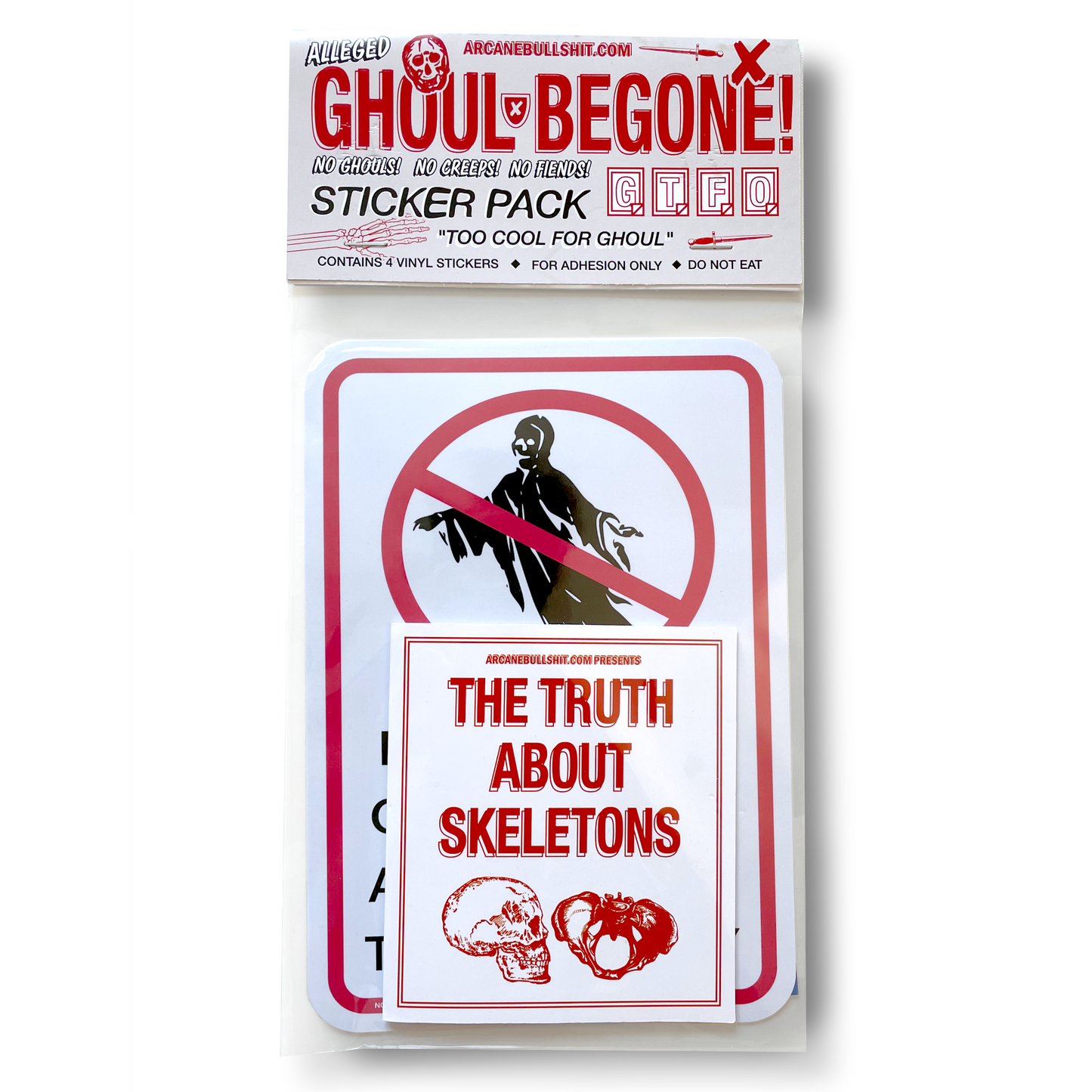 Pack d’autocollants « Ghoul Begone » 