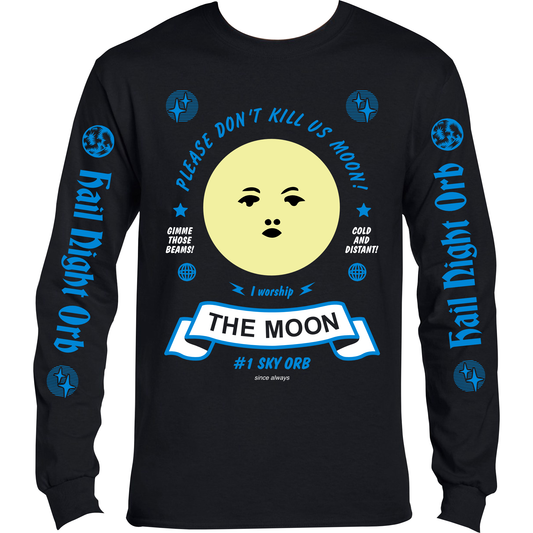 "Please Don't Kill Us Moon" Long-Sleeved t-shirt