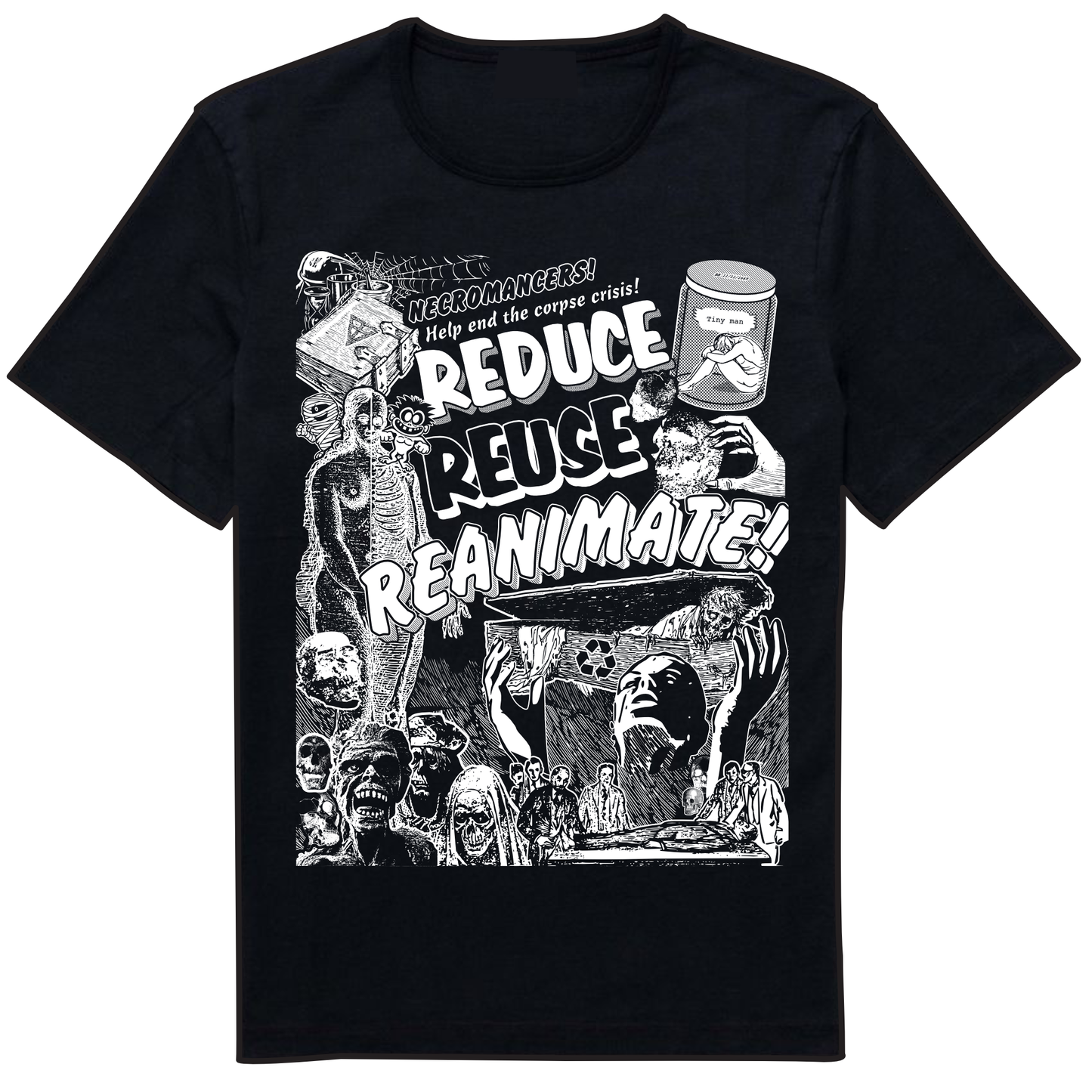 T-shirt "Réduire, Réutiliser, Réanimer" 