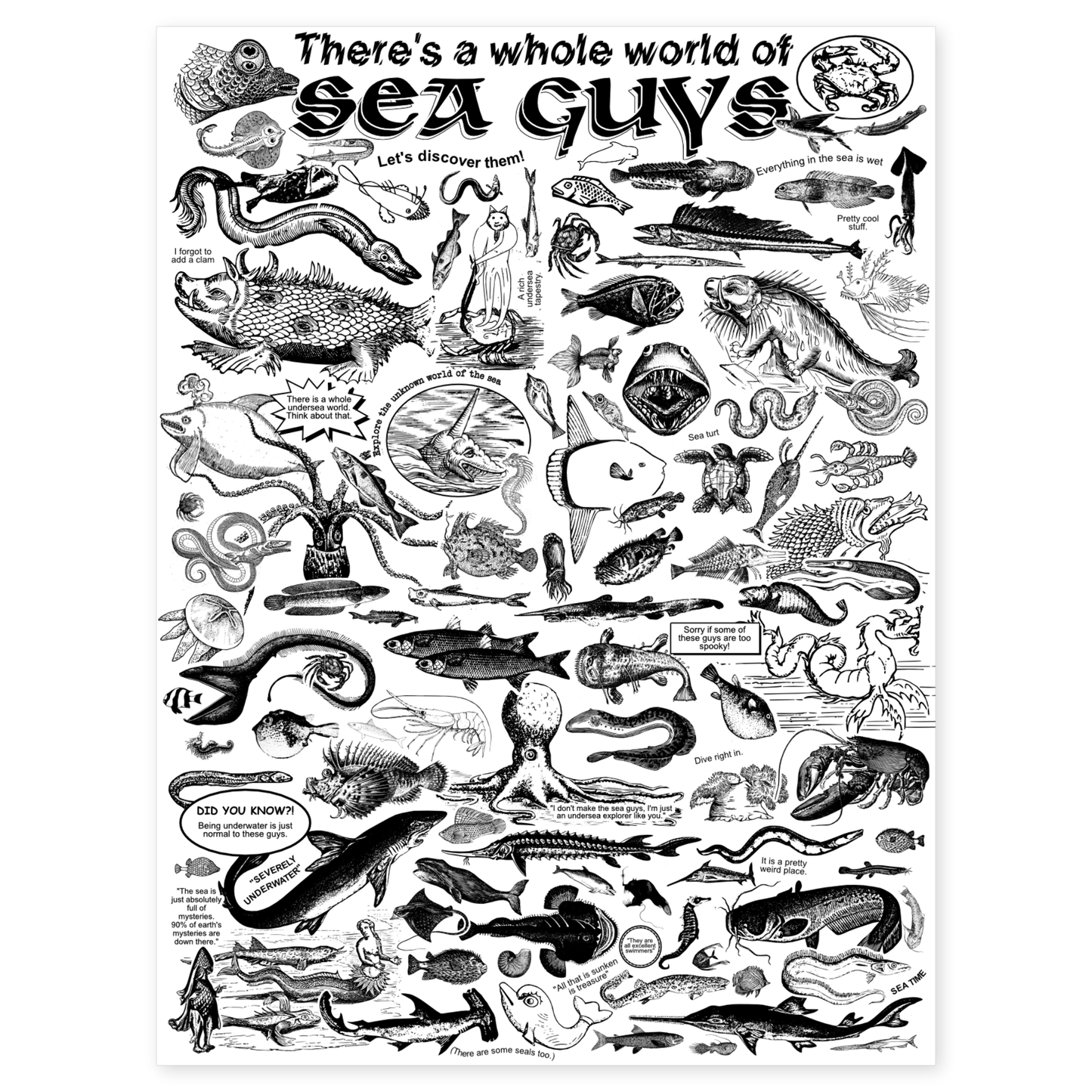"Sea Guys" Big Poster