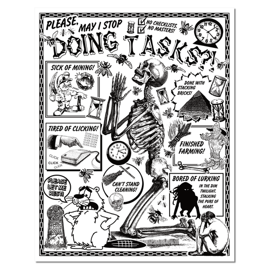 "Doing Tasks" poster